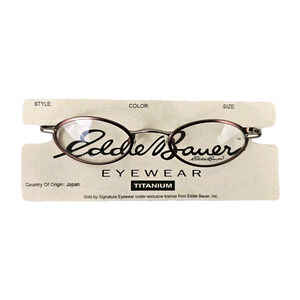 Vintage Eddie Bauer Park City Eyeglasses Frame Size 45 20 140 Full Rim Japan